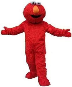 Elmo Costume Adult Mascot Cheerleading Mascot Costumes for Adults (Red elmo)