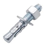 Horiznext 1/2" x 2-3/4" Wedge Anchor, for Cement and Concrete only, zinc-Plated Carbon Steel Screws and lag Bolts （30 pcs)