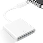 USB C SD Card Reader for Mac/iPhone 15/iPad/MacBook,USB-C Memroy Card Reader USB C to SD Card Adapter Trail Game Camera Viewer for MacBook Air/Pro iMac M1 M2 Android Galaxy S22/S23 (White)