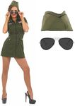 Fun Shack Pilot Costume Women, Mili