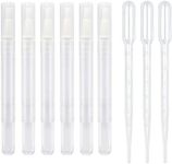 BlingKingdom 6pcs 3ml Empty Cuticle Oil Pen with 3pcs Pipettes Transparent Twist Pen Nail Oil Pen with Brush Tip Cosmetic Container Applicator for Homemade Nail Oil, Lip Gloss, Eyelash Growth Liquid