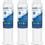 PURELINE FQROPF Under Sink Water Filter Replacement. Compatible with GE FQROPF, PXRQ15RBL, PXRQ15F, PNRQ15F, PNRQ20F, PNRQ20R and PNRQ21R. (3 Pack)