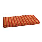 Mozaic AMZCS113125 Indoor or Outdoor Sunbrella Bench Cushion with Corded Edges and Tie Backs, 48 in W x 17 in D, Astoria Sunset