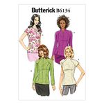 Butterick Patterns B6134 Misses' Top Sewing Template, Size A5 (6-8-10-12-14)