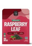 FGO Organic Red Raspberry Loose Leaf Tea, Cut and Sifted, Resealable Kraft Bag, 16oz (Pack of 1)