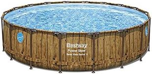 Bestway Power Steel Swim Vista 18' Round Above Ground Pool Set 56976E