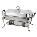 Winco 408-1 Full Rectangular Crown Chafer, 8-Quart