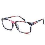 Nearsighted Oversize Myopia Glasses Everyday Use Mens Womens -1.00 Multi-colored Distance Glasses (NOT READING GLASSES)