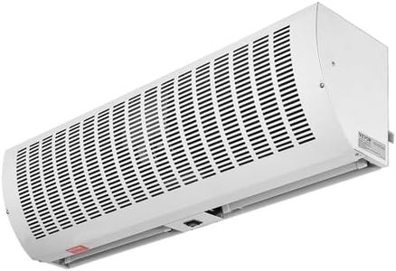 VEVOR 0.9m Commercial Indoor Air Curtain Super Power 2 Speeds 2038m³/h, UL Certified Wall Mounted Air Curtains for Doors, Indoor Over Door Fan with Heavy Duty Limit Switch, Easy-Install Unheated