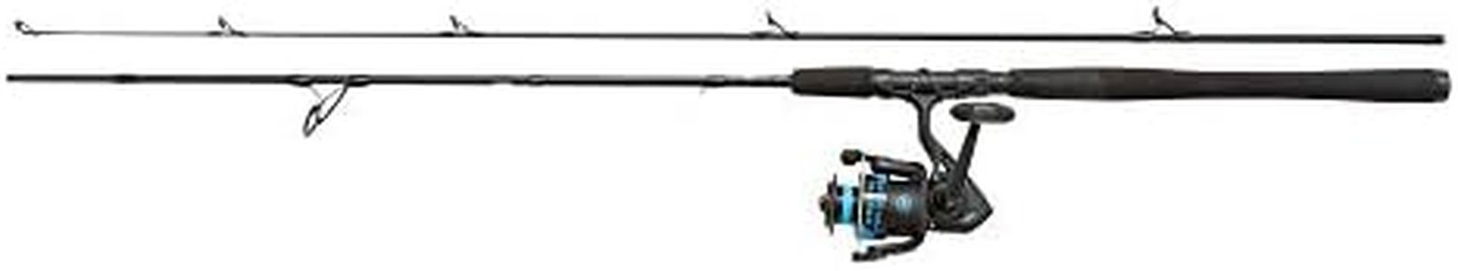 PENN Wrath Combo Ensemble Canne et Moulinet pour la Pêche en Mer, Pêche en Bateau, Pêche au Leurre, Multi Espèces, Bar, Lieu, Dorade, Maquereaux