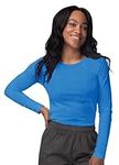 Sivvan Scrubs for Women - Long Sleeve Comfort Underscrub Tee - S8500 - Pool Blue - XXS