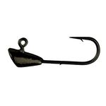 Leland's Lures Trout Magnet Jig Heads, 1/64 oz, with Size 8 Hooks and Extra Strong Wire, 25-Pack, Black