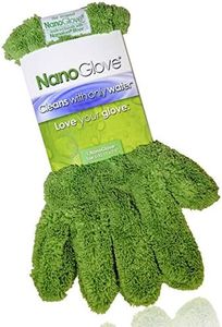 Nano Glove - Green Household Kitchen Cleaning Hand Glove | Replaces Paper Towels Microfiber Wipe Cloths & Feather Dusters | All Purpose Surface Cleaner for Window Stainless Steel Dusting (L-XL)