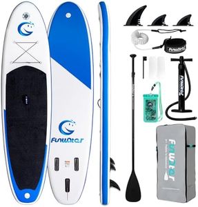 FunWater Stand Up Paddle Board Ultra-Light Inflatable Paddleboard with SUP Accessories for Adults & Youth of All Skill Levels