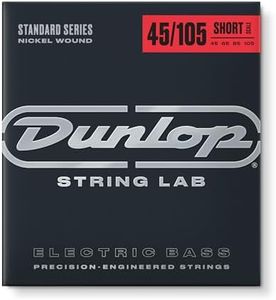 Jim Dunlop Jim Nickel Wound, Short Scale.045.105, 4 Set Bass Guitar Strings (DBN45105S)
