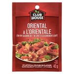 Club House, Dry Sauce/Seasoning/Marinade Mix, Oriental Stir-Fry, 42g, Case Pack 12 Count