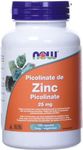 Now Foods Zinc Picolinate 25mg 100vcap
