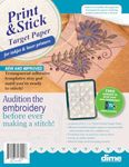 Print & Stick Target Paper, Adhesiv