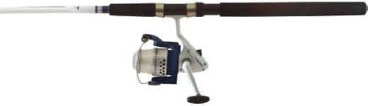 Okuma Fishing TU-1002-80 Tundra Spin Combo 10' Medium/Heavy 2 Piece, White/Blue, Large