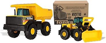 Tonka Steel Classics Mighty Dump Truck + Tonka Steel Classics Front Loader (FFP)