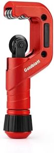 Goldblatt Copper Pipe Cutter, 1/4"-2" Conduit Cutter, CSST Tubing Cutter for Copper, Stainless Steel, Brass, Thin-Wall Aluminum, Smooth Cutting Pipe Cutter Tool for Plumbing, HVAC Work