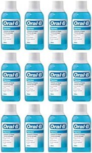 12 x ORAL-B Colluttorio Al Fluoro Anti Carie 500 Ml