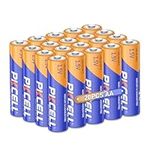 PKCELL AA LR6 Batteries, 1.5V Alkal