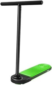 COASTA Trick Scooter for Kids Teens, Indoors and Outdoors Junior Trainer Stunt Board Scooter with 360 Degree Spinning Base (Black-Green)