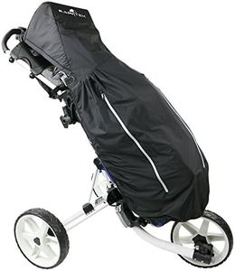 ProActive Sports SRC001 Rain Tek Golf Bag and Club Rain Protection Cover for Two, Three, Four Wheel, and Electric Carts, Black