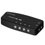 DigiShark 4 Way TV Aerial Signal Booster&Splitter Amplifier, Improves Picture Quality&Channel Reception, IR Bypass Compatible, Built-In 4G/5G LTE Filter, Freeview HD UHF Ch 21-60, 4K, FM&DAB