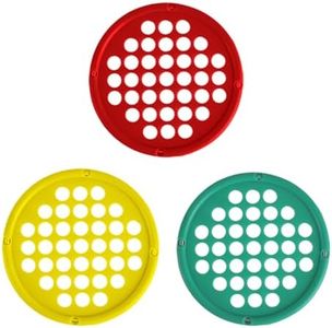 ZHIAMZ Hand Exercise Webs for Physical Therapy, Hand Grip Strengthener, Finger Exerciser, Portable Size, Latex Free, 7" Diameter (mixed Combination pack)