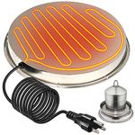 Chicken Waterer Heater , 125 Watts Poultry Water Heated ,15 Inch Base for Winter Deicer, with 9.6 Feet Extension Cordor ,for 5 Gallons Chicken Drinker…