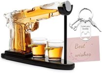 8oz Gun Whiskey Decanter Sets with 