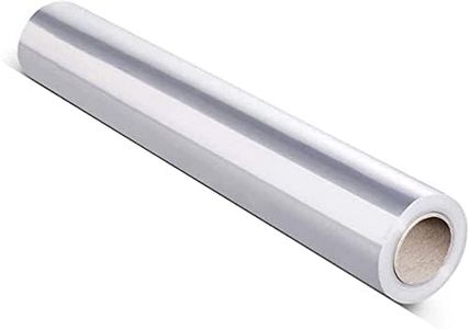 100 Feet by 16 Inches, Crystal Clear Cellophane Wrap Roll