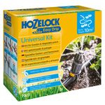 HOZELOCK - Universal Irrigation Kit : Ideal for Watering Borders, Flowerbeds and Vegetable Gardens, Easydrip Universal Drippers/sprinklers, Supplied with 15m of Ø 13mm Hose [7023 0000]