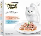 FANCY FEAST Inspirations Adult Wet Cat Food Salmon and Tuna Variety Pack 24x70g