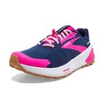 BROOKS Women's Catamount 2 Sneaker, Pecoat/Pink/Biscuit, 6.5 UK