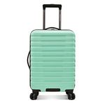 U.S. Traveler Hardside 8-Wheeled Spinner Luggage with Aluminum Handle System, Mint