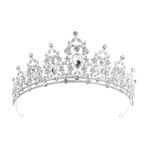 Crystal crowns for adults Rhinestone Wedding Tiara for women princess crowns for girls Hair Accessories for Birthday Prom Bridal Party Christmas Gifts