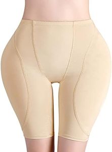 2023 Nuovo - Butt Pads per fianchi più grandi Butt Enhancer Spugna aggiornata Imbottita Butt Lifter Mutandine Shapewear per le donne Suns Out Bumps Out, Beige, L