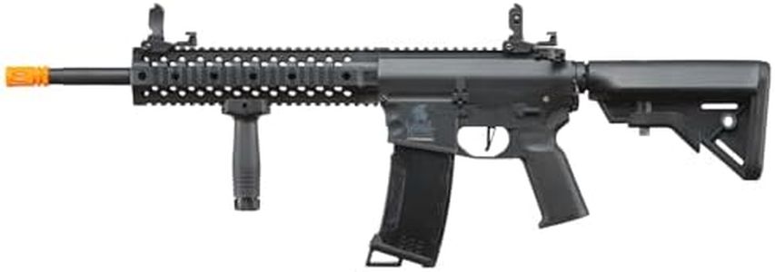 Lancer Tactical Gen 3 10" M4 Evo RIS Nylon Polymer Airsoft AEG Gun with Programmable Fast Trigger & Mosfet