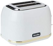 Breville VTT995 Toaster, White & Gold