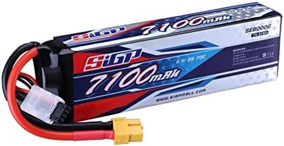 SIGP 3S 11,1V Batterie LiPo 7100mAh 70C Emballage Souple avec Connecteur XT60 pour Véhicule RC Voiture Camion Tank Bateau Loisirs de Course