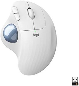 Logitech Ergo M575 Wireless Trackball Mouse (White)