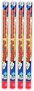 [4PCE] Party Central Party Popper, Releases Multi Coloured Confetti, Contains Non Toxic Materials and Compressed Air, For Many Celebrations (Multicolour, 78 cm)