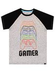 Harry Bear Boys Gamer T-Shirt Grey 7