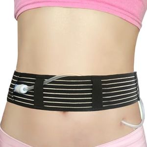 Peritoneal Dialysis Belt Breathable PD Catheter Belt Secure Peg Feeding Tube Holder Supplies for PD Dialysis Patient Men Women