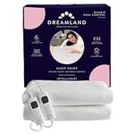 DREAMLAND SLEEP TIGHT DELUXE FLEECY MATTRESS WARMER DOUBLE DUAL 150X137 CM