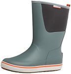 Grundéns Men’s 12” Deck Boot | Durable, Waterproof, Monument Grey, 9