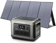 ALLPOWERS R1500 Portable Power Station with SP037 Solar Panel, 1800W 1152Wh LiFePO4 Solar Generator with 400W Panel Included, Solar Power with UPS Function, Fast Charging